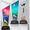Medalla de Cristal Metálico Trofeo Compañía Reunión Anual Premio al Empleado Destacado de Fin de Año Conmemoración del Festival de Primavera Infantil