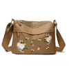 Bolso Bandolera de Tela Oxford para Mujer Casual Versátil Lona de Nylon Bolso para Madre 2025 Nuevo Gran Capacidad Multicapa