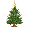 Decoración Navideña de Mariposa 2025 Decoración de Árbol de Navidad Acrílica Decoración Navideña de Mariposa de Colores Regalo para Enamorados