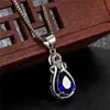 Pingente Aquário Duoduo Promoção Quente Bule Retrô Pingente Tesouro Azul Zircônia Pingente Cristal Azul Austríaco