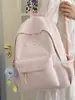 Nueva Mochila Escolar Pequeña Versátil de Color Sólido para Niñas, Mini Mochila Estilo Coreano para Estudiantes, Mochila Casual Simple de Alta Estética