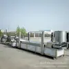 Linha de produção de pipoca produtos de feijão equipamento de fritura de bolha de feijão prato pré-fabricado Cabeça de Leão Máquina de fritura de carne crocante pequena