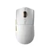 Ratón gamer de doble tasa de refresco 1K, ratón RGB programable inalámbrico de tres modos para laptops y computadoras de escritorio