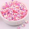 Lentejuelas cóncavas de flor de ciruelo de punta dorada importadas de 6/8 mm 30 colores bordado cosido a mano ropa accesorios diy
