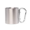 Cross-border aço inoxidável copo de vácuo de cor natural com alça de água Copo Caneca Café Copa home office Copa atacado