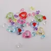Cuentas Acrílicas Transparentes Huecas de Corazón de Colores Materiales y Accesorios para Cadena de Teléfono Móvil Hecha a Mano DIY