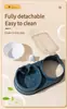 El Juego de Comederos para Mascotas Incluye un Dispensador de Agua Automático y Comederos de Plástico (Material PP), Adecuado para gatos y perros. Los Tazones Cuentan con un Diseño Desmontable Para una Fácil Limpieza.