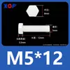 Varilla de Extensión para Tornillo M3M4M5M6M8M10M12 Plástico de Nylon Aislante Retardante de Llama Exterior Hexagonal