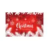 Nueva tela de fondo navideño transfronteriza para decoración de eventos, arreglo de banderas, fiesta fotográfica temática navideña para crear ambiente, personalización
