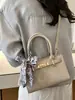Shuai Mijia 2026 Verão Nova Bolsa de Mão de Luxo Elegante Bolsa Quadrada Pequena Feminina Casual para o Dia a Dia Bolsa de Ombro Transversal