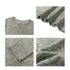 2026 Nueva Camiseta Texturizada de Moda Trendy Holgada Relajada Estilo Callejero para Hombre Top para Hombre