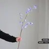 Avançado Toque Inteligente Sem Folhas Salgueiro Crisântemo Novo Estilo Chinês Sala de Estar Flor Artificial Ornamentos Decorativos Mesa de Jantar Flor Conjunto de Flores Adereços para Fotos de Flores Flor