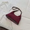 Bonita Xiaomi Home 2026 Nova Bolsa de Axila Estilosa de Nicho Textura Bolsa de Mão Simples Estilo Coreano Casual Bolsa de Ombro