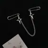Alfinete de Ajuste de Cintura para Calças Femininas, Broche Pin de Apertar Cintura, Ferramenta de Fixação Grande Pin Ajustável para Linha da Cintura, Pin de Corrente