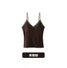 Elegante Chaleco con Encaje Fruncido Ajustable Sin Relleno Sin Restricciones Espalda Hermosa para Ropa Exterior o Interior Top sin Mangas para Mujer 8871