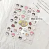 Popular Era Grupo Juvenil Soporte Pegatinas para Uñas Personaje de Perro Relieve Tridimensional Planificador de Conciertos Decoración de Tableta