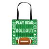 Bolsa Tote Impressa Tema Super Bowl 2024 Transfronteiriça Bolsa de Presente Portátil Ecológica Bolsa de Ombro