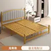 Cama individual de hierro de 1,5 m para casa de huéspedes Cama doble de hierro de 1,8 m Cama de hierro simple para habitación de alquiler Uso en hotel y hogar Cama tapizada