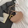 Bolsa Sela Tendência de Moda Transfronteiriça, Bolsa de Ombro de Alta Textura para Usar Sob o Braço, Bolsa Transversal Versátil Casual para Trabalho para Mulheres