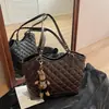 Bolsa Tote Outono 2026 para Mulheres, Bolsa de Mão de Luxo para o Dia a Dia, Bolsa Cesta Versátil Estilo Ins, Bolsa de Ombro e de Axila