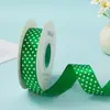 Día del Niño 2.5cm Puntos Finos Lunares Cinturón de Poliéster con Lunares Accesorios para el Cabello Hechos a Mano DIY Lazo Regalo Material para Accesorios de Ropa