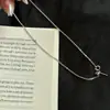 Colgante con Agujeros Pequeños, Cadena O Universal Tipo Aguja, Cadena Color Oro, Collar DIY, Accesorios para Mujer, Cadena para Clavícula, Joyería para Mujer