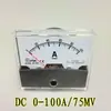 Cabezal de Amperímetro Tipo Aguja Sf-670 Voltímetro CC Amperímetro Medidor A.V 60*70mm Especificaciones Completas Sfim