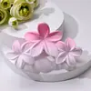Pinza para el pelo con flores de color caramelo transfronteriza pinza de garra de plumeria pinza de garra de tres flores retro para mujer pinza de tiburón para la parte posterior de la cabeza accesorio para el pelo