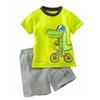 Ropa de Casa de Manga Corta con Forma de Dinosaurio para Niños Ropa Infantil Traje de Verano Ropa para Aire Acondicionado Pijama de Dibujos Animados K047