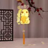 Festival de Mediados de Otoño Linterna Hecha a Mano Bolsa de Materiales DIY Portátil para Niños Luminosa Reunión Conejo Lunar Proyección Impermeable Linterna Antigua