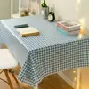Toalha de mesa de PVC, toalha de mesa de jantar sem lavagem, tapete para mesa de centro, toalha retangular para mesa de estudo estilo ins