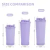 2026 Novo Modelo Copo com Canudo 500ml Aço Inoxidável 316 Dupla Utilização Chá de Bolhas com Tampa de Pressão Copo com Canudo Dupla Camada a Vácuo