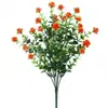 Flores Artificiales de Camelia, Eucalipto, Rosa, Flores Artificiales Amazon, Plantas Artificiales, Decoración de Paisajismo Exterior de Plástico