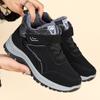 Zapatos de Algodón de Invierno para Mujer para Uso en Exteriores, Zapatos Forrados de Felpa, Zapatos para Mujer de Dropshipping, Botas de Nieve Cálidas y a Prueba de Frío para Otoño e Invierno, Zapatos de Caminar Gruesos con Velcro