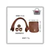 Bolsa para Empanadas Longxiang Bolso Patchwork Hecho a Mano DIY Bolso Tejido Paja Crochet Ojal Oreja Asa Doble Funda para Bolso Accesorios