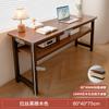 Escritorio Doble Largo Estudiante Hogar Dormitorio Aprendizaje Escritura Casa de Alquiler Mesa de Computadora Rectangular Mesa Estrecha de Pared