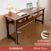 Escritorio Doble Largo para Estudiantes, Uso en Casa, Estudio de Dormitorio, Escritura, Apartamento de Alquiler, Escritorio de Computadora Rectangular, Mesa Estrecha Montada en la Pared