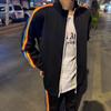 Eleven Clothing Jaqueta Esportiva Casual Versátil Masculina Gola Alta Zíper Jaqueta Bordada Masculina Versátil Tendência Marca Jaqueta Masculina