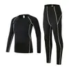 Traje de Fitness para Adultos Personalizado para Otoño e Invierno, Ropa Deportiva Cálida y de Secado Rápido para Correr, Ropa Base para Baloncesto y Fútbol, Ropa de Yoga para Niños