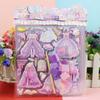Nuevo Pegatina Original de Dibujos Animados Vestido de Aisha Blancanieves Disfraz Poke Poke Música Dos en Uno Pegatina de Espuma Tridimensional para Niños