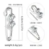 Broche Anti-Exposición Nuevo Ins con Tachuelas de Diamante Transfronterizo para Ropa de Mujer, Pin Ceñidor de Cintura para Pantalones, Hebilla de Pin para Asegurar Accesorios de Ropa