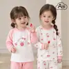 Camiseta de Manga Larga para Niña Ropa de Primavera y Otoño Ropa Interior para Niño Capa Base para Bebé Top de una Pieza 100% Algodón para Bebé Pijama Infantil