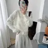 Novo suéter de outono e inverno com design pesado de miçangas, padrão de diamante, franjas, para mulheres, cardigã de malha versátil e estiloso vintage