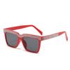 Nuevas gafas de sol cuadradas con degradado de imitación de diamante, gafas de sol de moda para mujer, gafas de sol de moda para conducir M5499