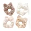 Scrunchie de Pelúcia Fofo e Suave Transfronteiriço 2025 Nova Faixa de Cabeça de Borracha de Alta Qualidade Faixa de Cabeça Versátil