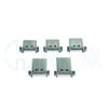 Conector Dip de Quatro Pinos Tipo Usbc Tipo 6 Pinos H6.8Mm Soquete de Carregamento Rápido Dedicado para Celular Tipo Plug-In Direto