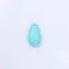 Ametista 13X25Mm Quartzo Rosa Amazonita DIY Pingente Natural Gota D'água Dupla Lapidação Pedra Preciosa