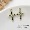 Estilo Punk Serie Oscura Colgantes de Cruz de Aleación Materiales para Collares DIY Cadenas para Suéter Joyería Hecha a Mano Accesorios