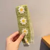 Atmósfera de Primavera Estilo Bosque Cinta Mágica Tejida 2026 Nueva Diadema Floral Colorida Diadema Alta Accesorio para el Cabello para Mujeres