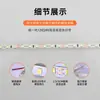 Fita de LED Autoadesiva para Teto de Sala 5mm 120D Luz Colorida Ambiente de Baixa Tensão Linear Flexível 2835 Luz Linear